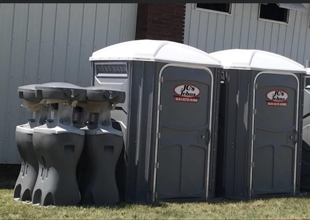 ADA restrooms and hands-free handwashing stations, here to serve.